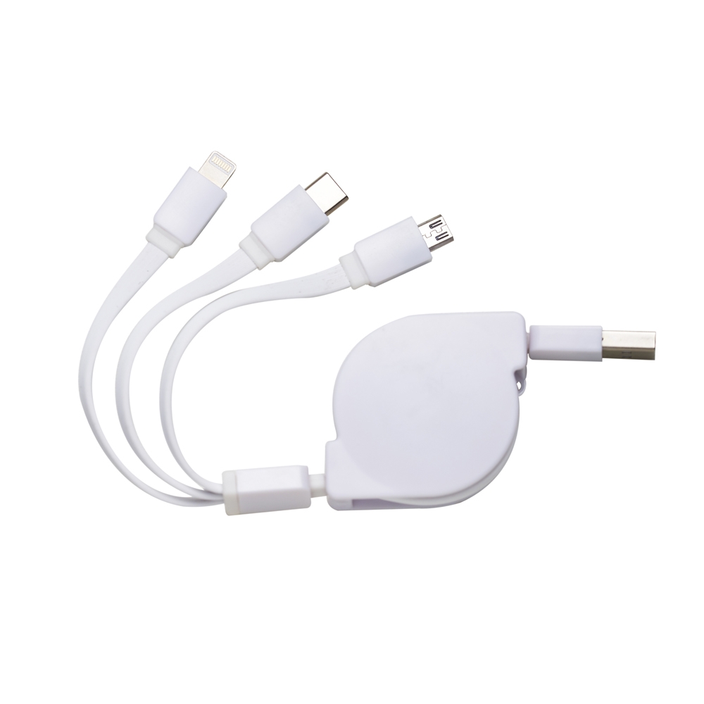 Cabo USB Retrátil 3 em 1 - Imagem 2