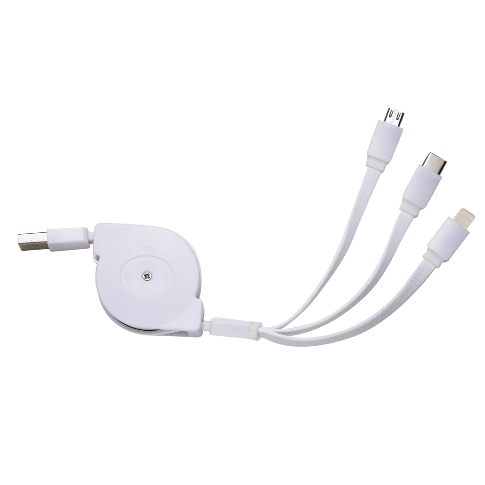 Cabo USB Retrátil 3 em 1 - Imagem 3