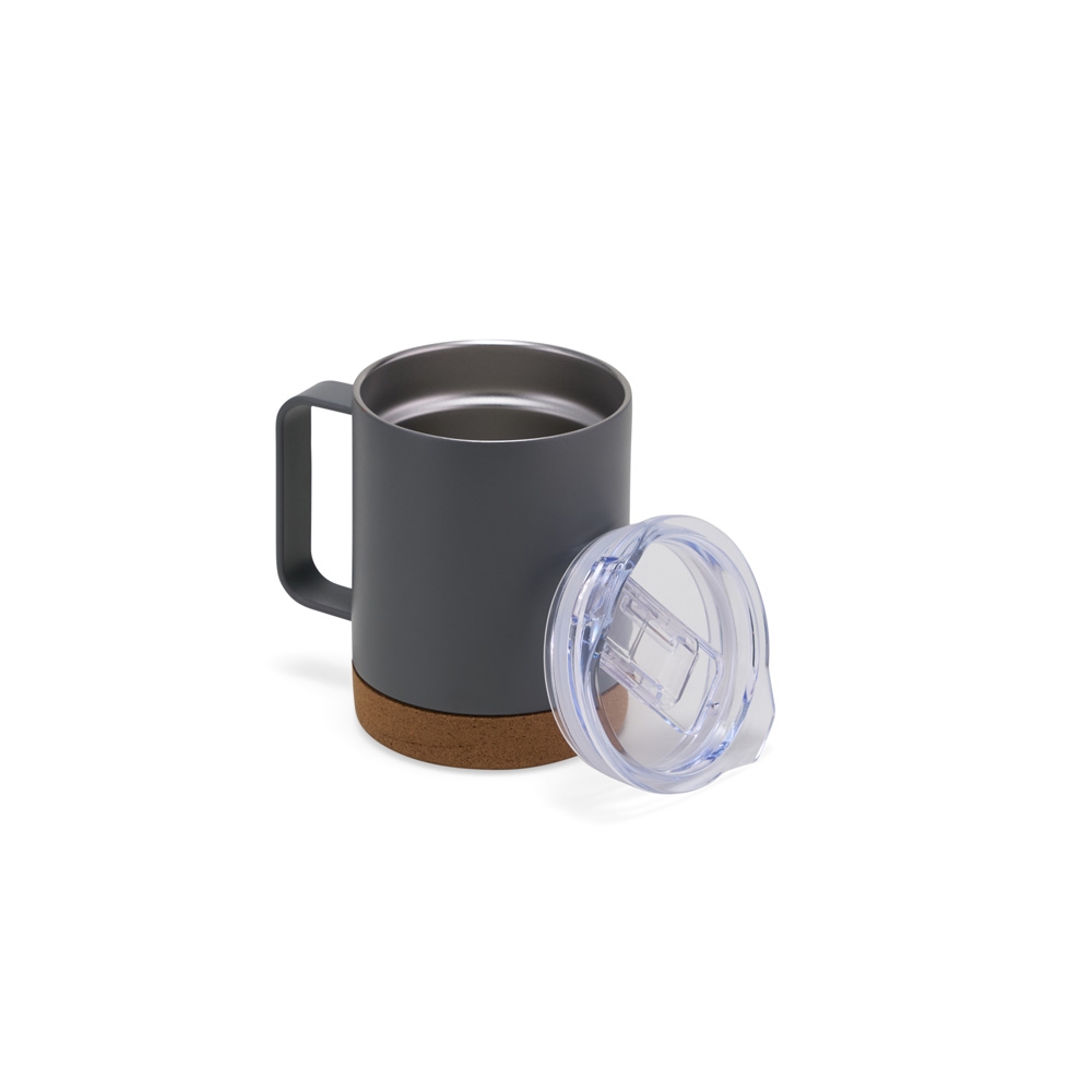 Caneca Térmica com Cortiça de 400ml - Imagem 2