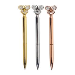 Caneta Metal Borboleta