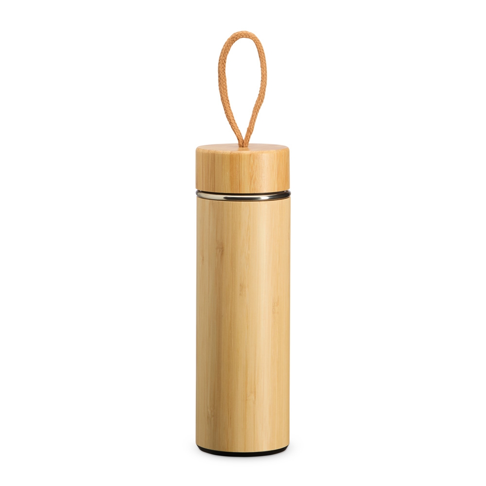 Garrafa Térmica Bambu 400ml com Infusor - Imagem 3