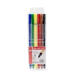 Kit Canetinhas Traço Fino 6 cores