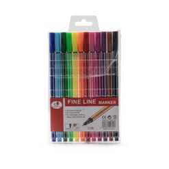 Kit Canetinhas Traço Fino 12 cores
