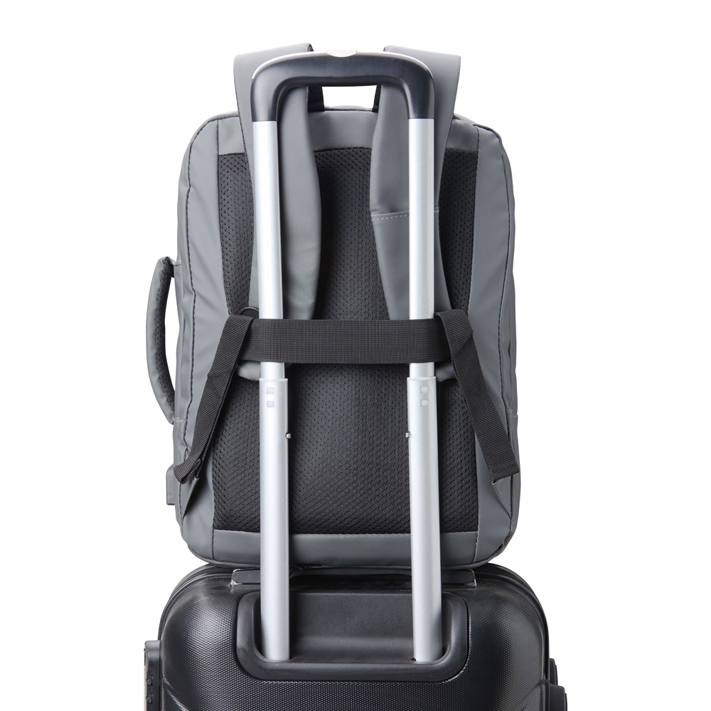 Mochila Couro Sintético USB 23 Litros - Imagem 7