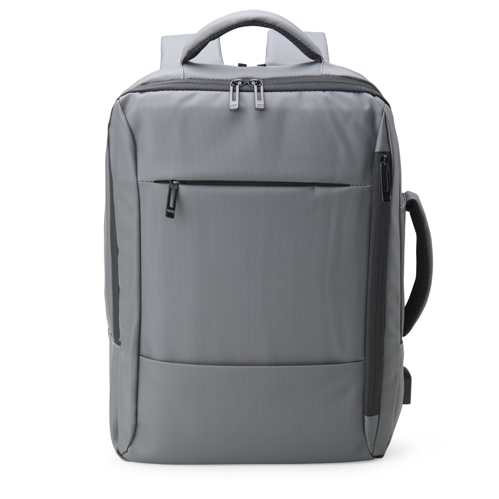 Mochila Couro Sintético USB 23 Litros - Imagem 2