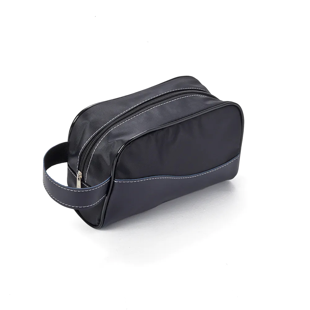 Necessaire de Couro Sintético e Nylon - Imagem 4