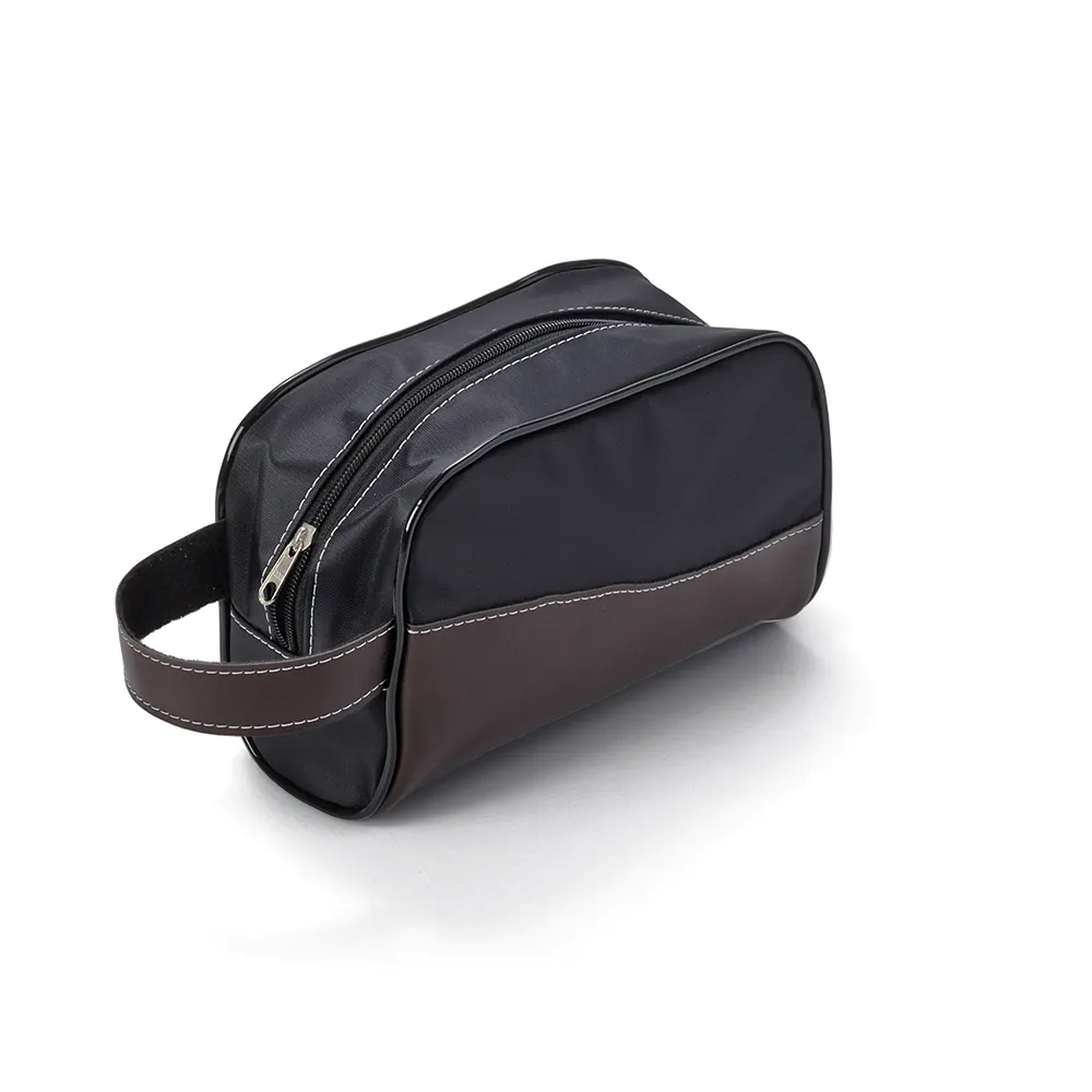 Necessaire de Couro Sintético e Nylon - Imagem 6