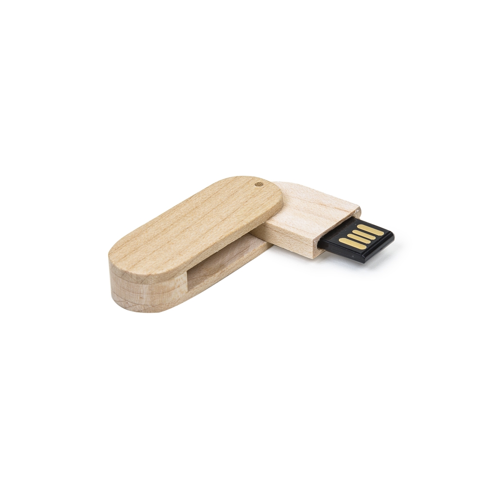 Pen Drive Bambu Giratório 4GB/8GB/16GB/32GB - Imagem 2