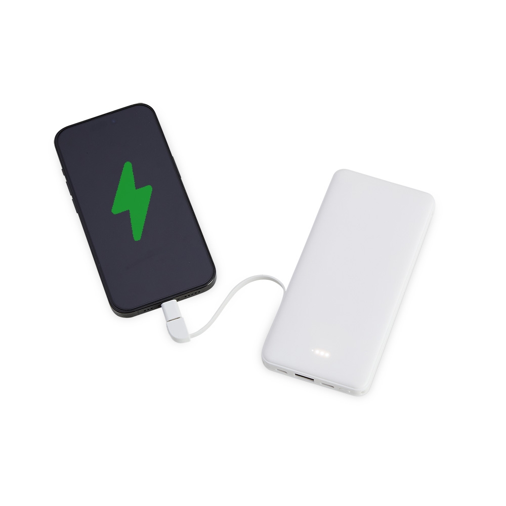 Power Bank 10.000mAh com Indicador LED - Imagem 2