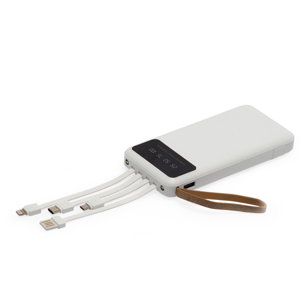 Power Bank 10.000mAh com Lanterna e Multissaídas - Imagem 2