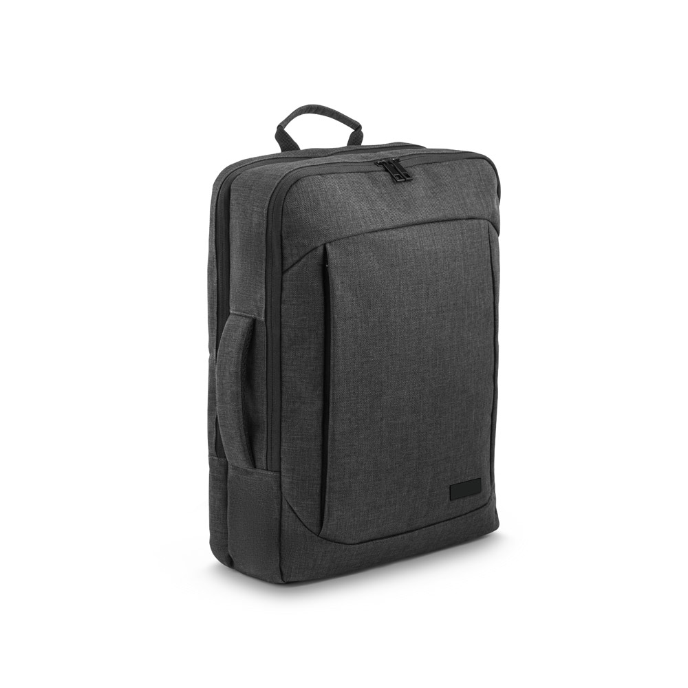 ALEXANDRIA PLATE. Mochila 2 em 1 em 600D para portátil 15.6" com placa para gravação - Imagem 3