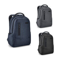 SPACIO. Mochila para notebook 17'' em Nylon 2Tone impermeável