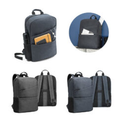 REPURPOSE BACKPACK. Mochila para notebook em 600D poliéster reciclado de alta densidade (100% rPET)