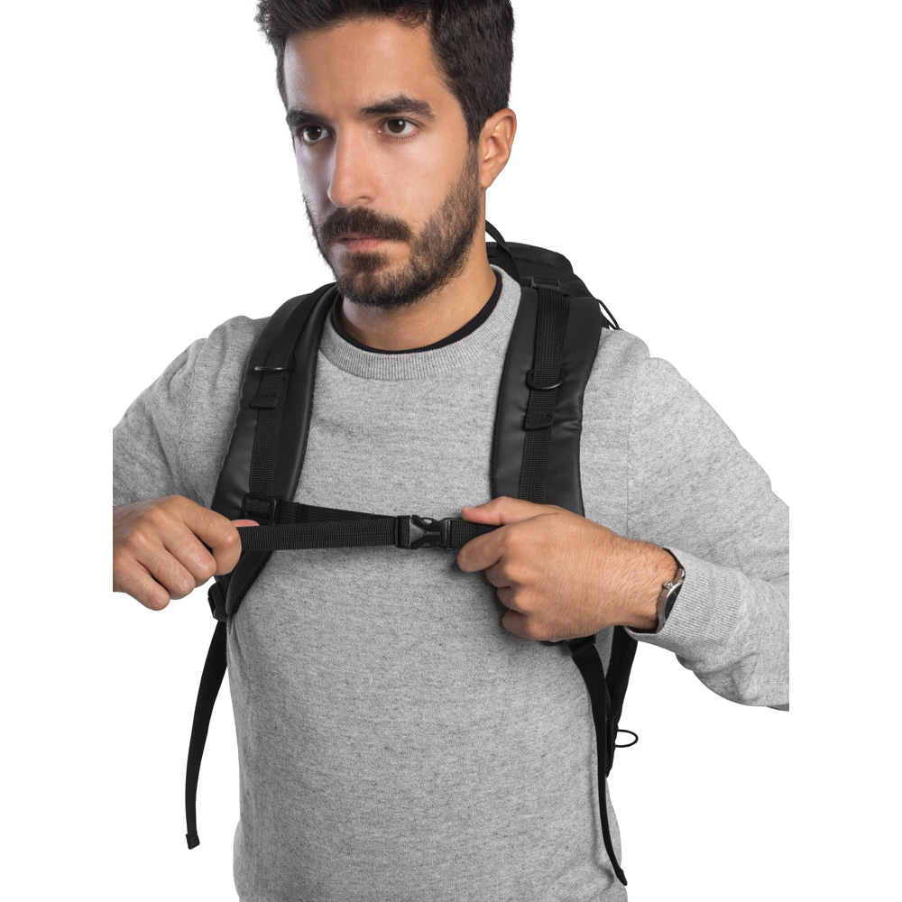 ALASCA. Mochila Hiking com revestimento à prova de água em 600D poliéster reciclado e 210D poliéster reciclado 14" - Imagem 6
