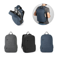 BUSINESS. Mochila para notebook portátil em 300D poliéster reciclado (100% rPET) 15.6"