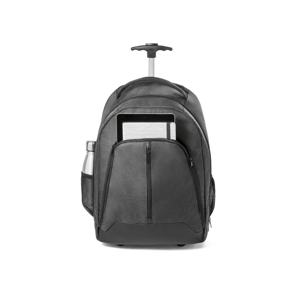 EINDHOVEN. Mochila trolley para notebook 15.6'' em 600D de alta densidade e poliéster 600D impermeável - Imagem 3