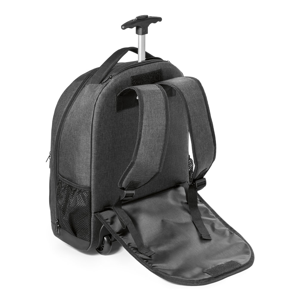 EINDHOVEN. Mochila trolley para notebook 15.6'' em 600D de alta densidade e poliéster 600D impermeável - Imagem 4