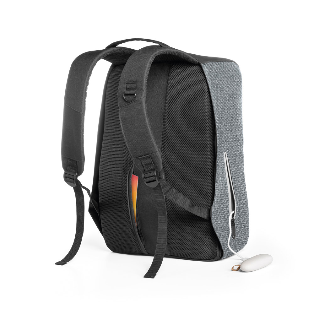 AVEIRO. Mochila para notebook 15.6'' com sistema antirroubo em 900D de alta densidade e tarpaulin - Imagem 2