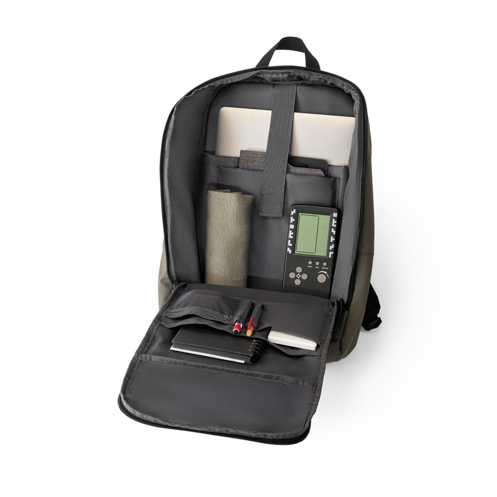 TOULON. Mochila para notebook em 600D, poliéster reciclado (100% rPET), de alta densidade, com revestimento resistente à água 16" - Imagem 9