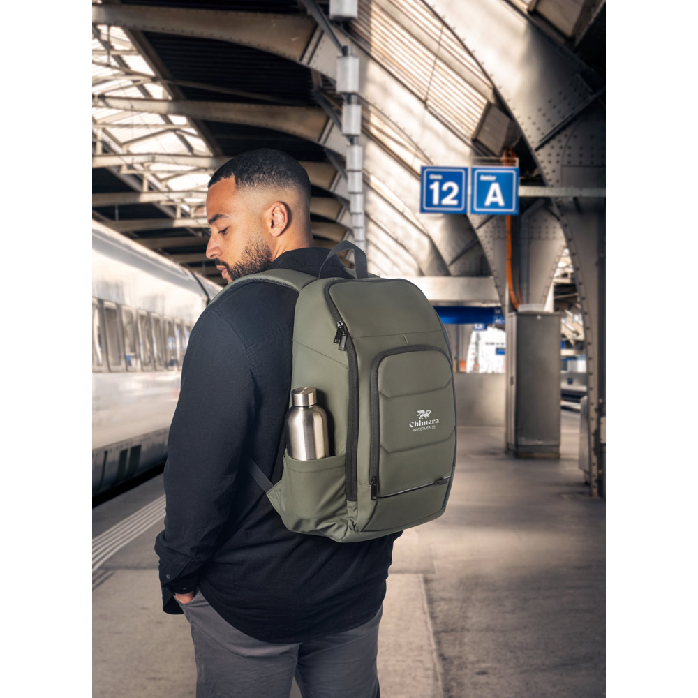 TOULON. Mochila para notebook em 600D, poliéster reciclado (100% rPET), de alta densidade, com revestimento resistente à água 16" - Imagem 15
