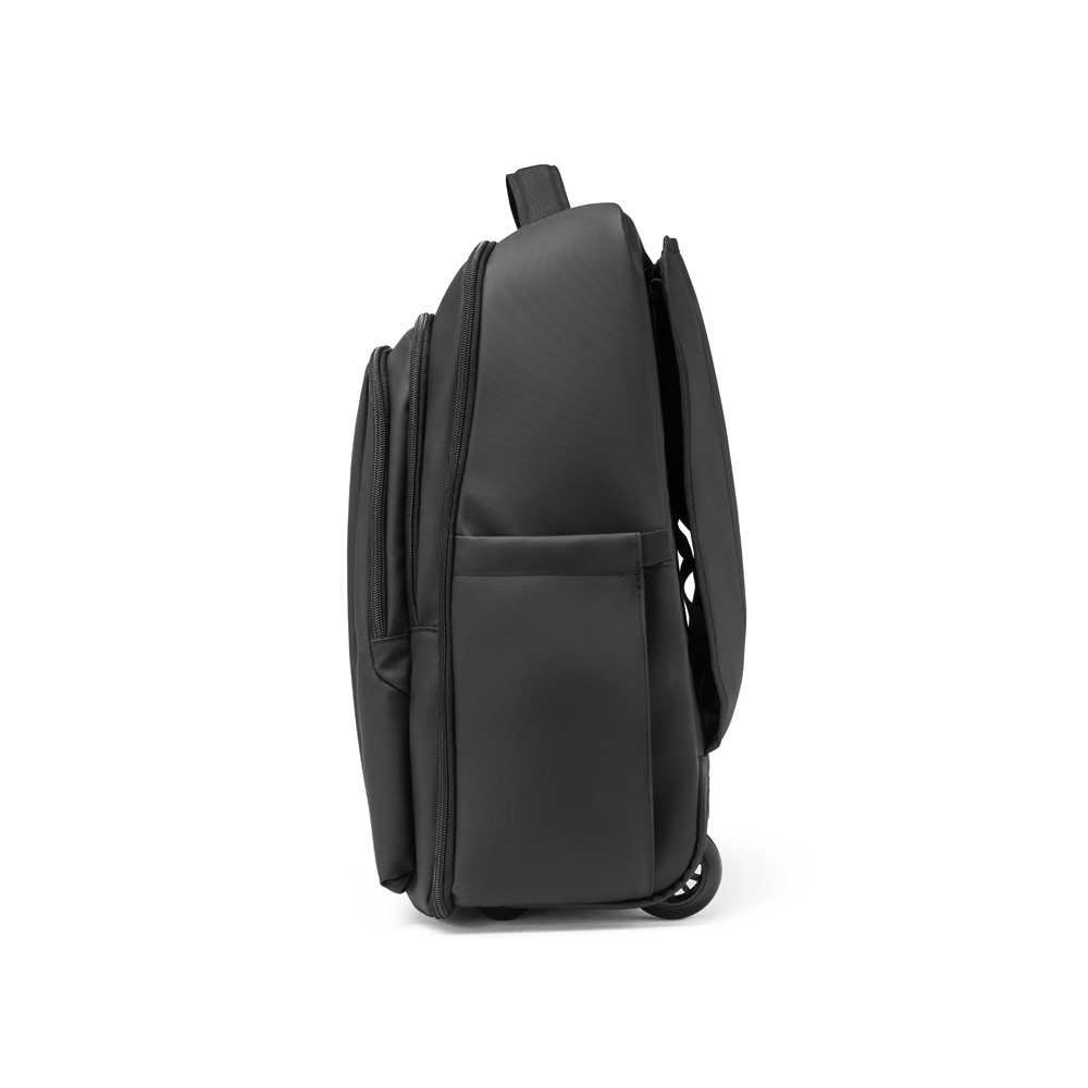 SEVILLE. Mochila trolley em 900D com revestimento resistente à água 17.3" - Imagem 4