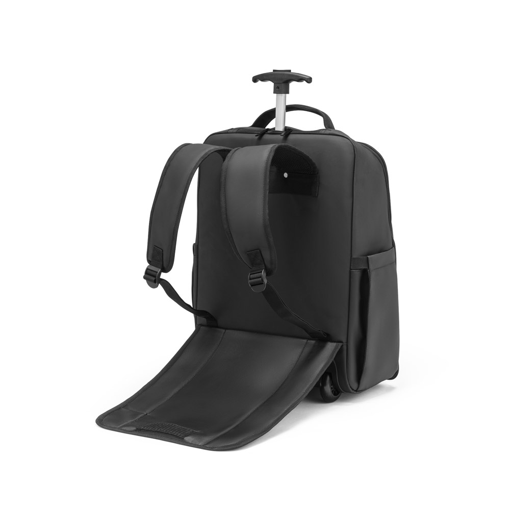 SEVILLE. Mochila trolley em 900D com revestimento resistente à água 17.3" - Imagem 7