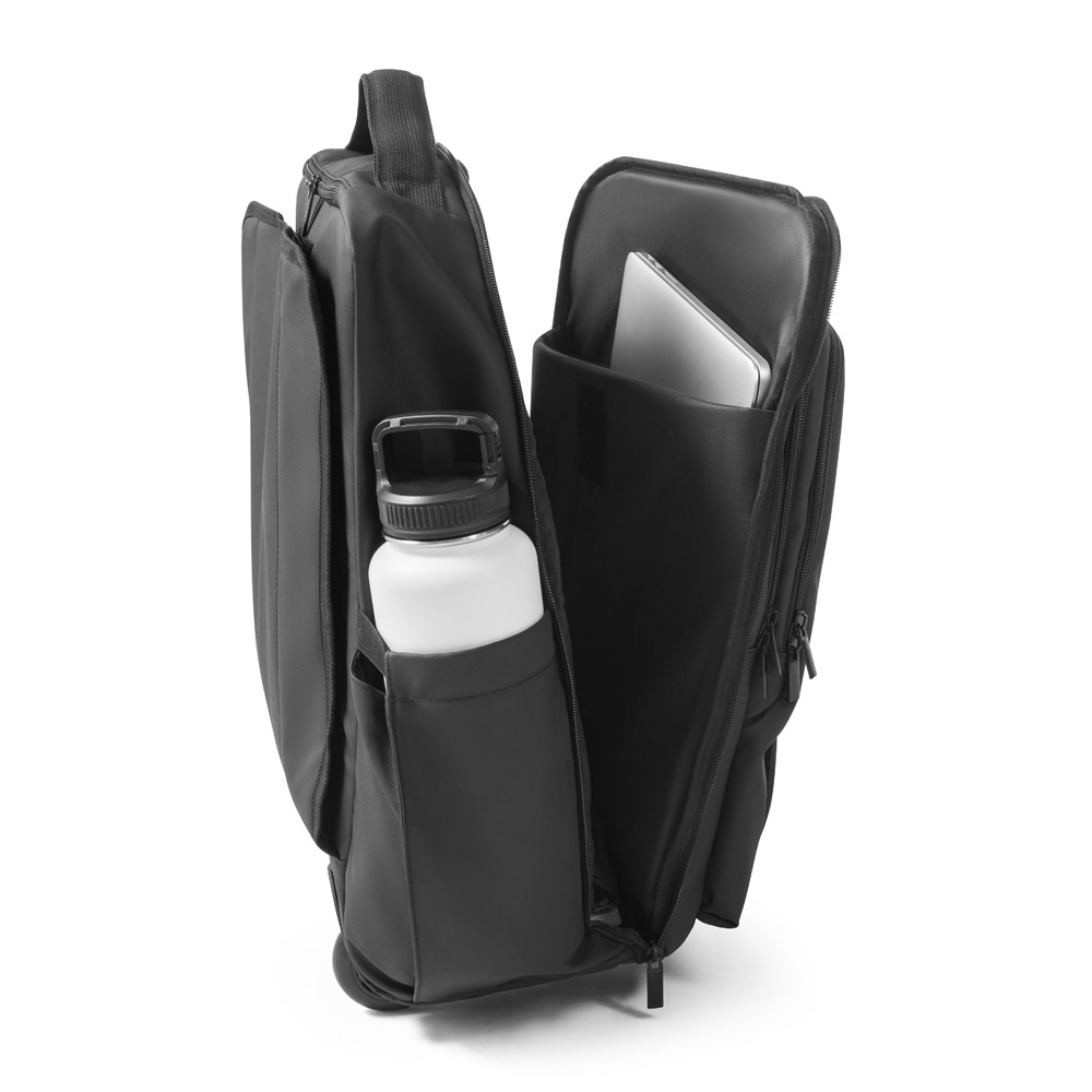 SEVILLE. Mochila trolley em 900D com revestimento resistente à água 17.3" - Imagem 10