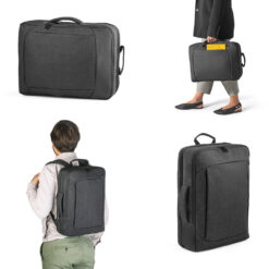 ALEXANDRIA. Mochila 2 em 1 para notebook 15.6" em 600D