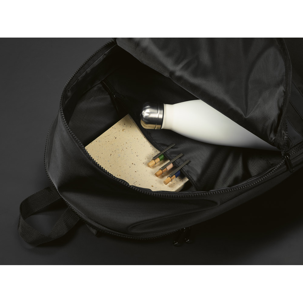 MANCHESTER NOTE. Mochila em 290T poliéster reciclado (100% rPET) em sarja com forro em 210D poliéster reciclado 15" - Imagem 15
