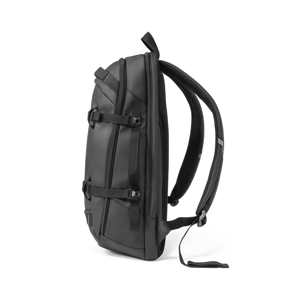 KAMPALA. Mochila para notebook em 900D poliéster reciclado de alta densidade com revestimento resistente à agua 17.3" - Imagem 4