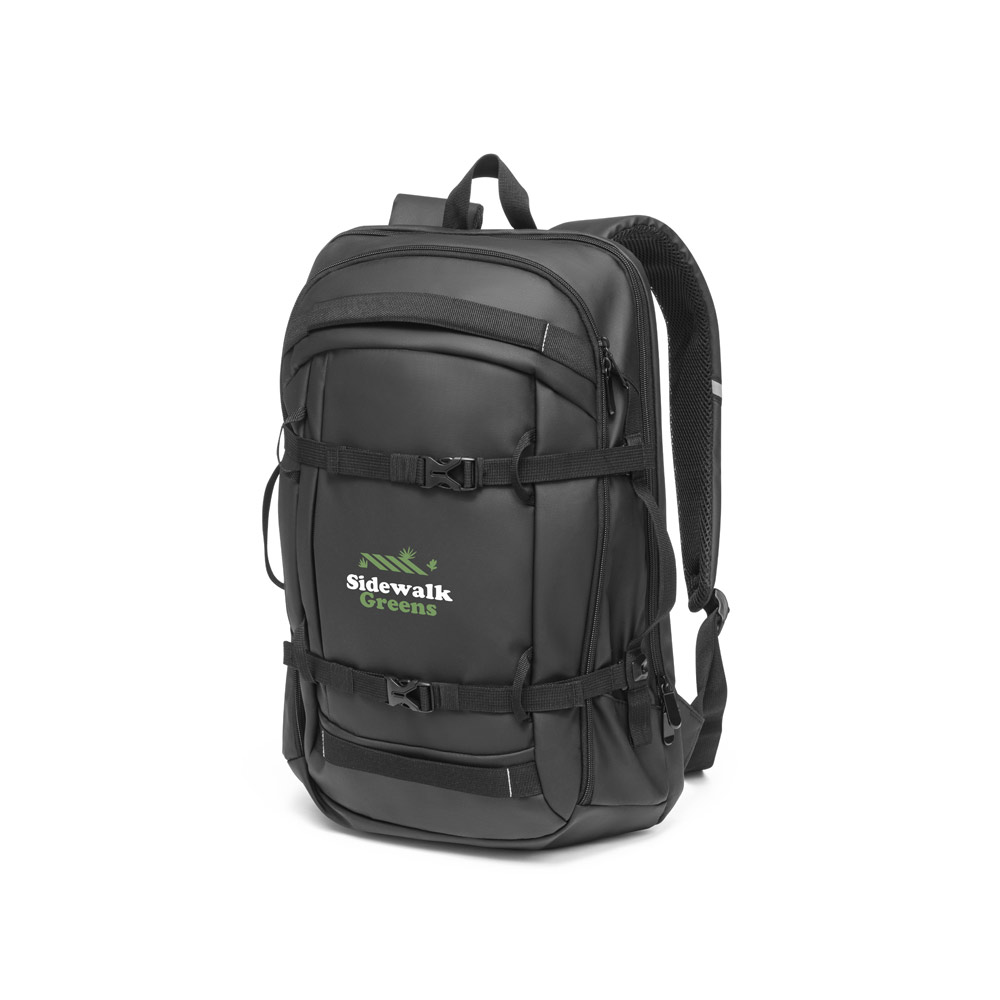 KAMPALA. Mochila para notebook em 900D poliéster reciclado de alta densidade com revestimento resistente à agua 17.3" - Imagem 11