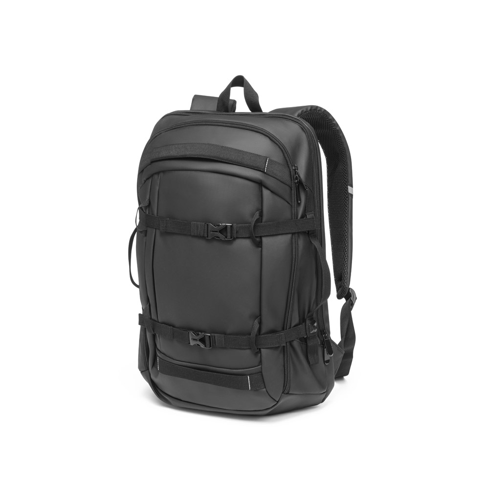 KAMPALA. Mochila para notebook em 900D poliéster reciclado de alta densidade com revestimento resistente à agua 17.3" - Imagem 12
