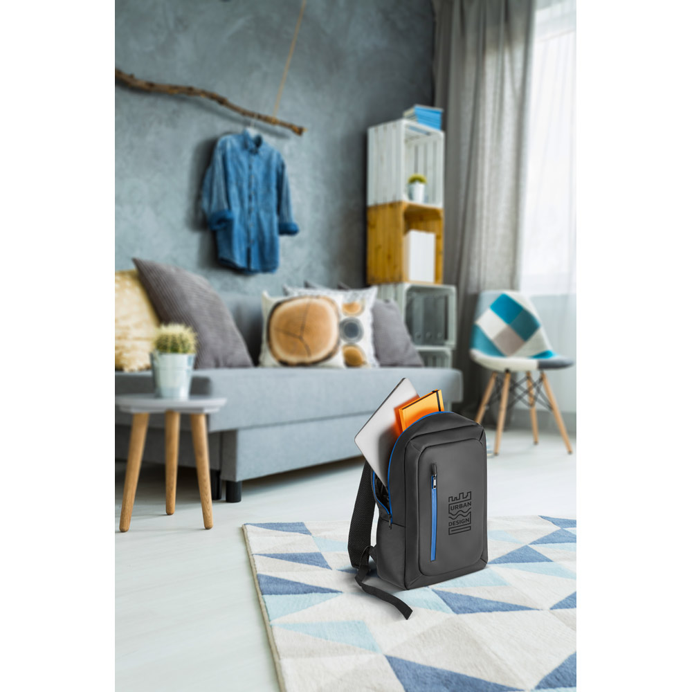 OSASCO. Mochila para notebook 15.6'' em poliéster 600D impermeável e zípers impermeáveis - Imagem 9