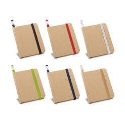 Caderno A7 em cartão com folhas lisas