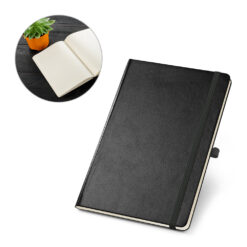 Caderno A5 em c.sintético com folhas pontilhadas