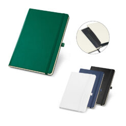 Caderno B6 com folhas lisas