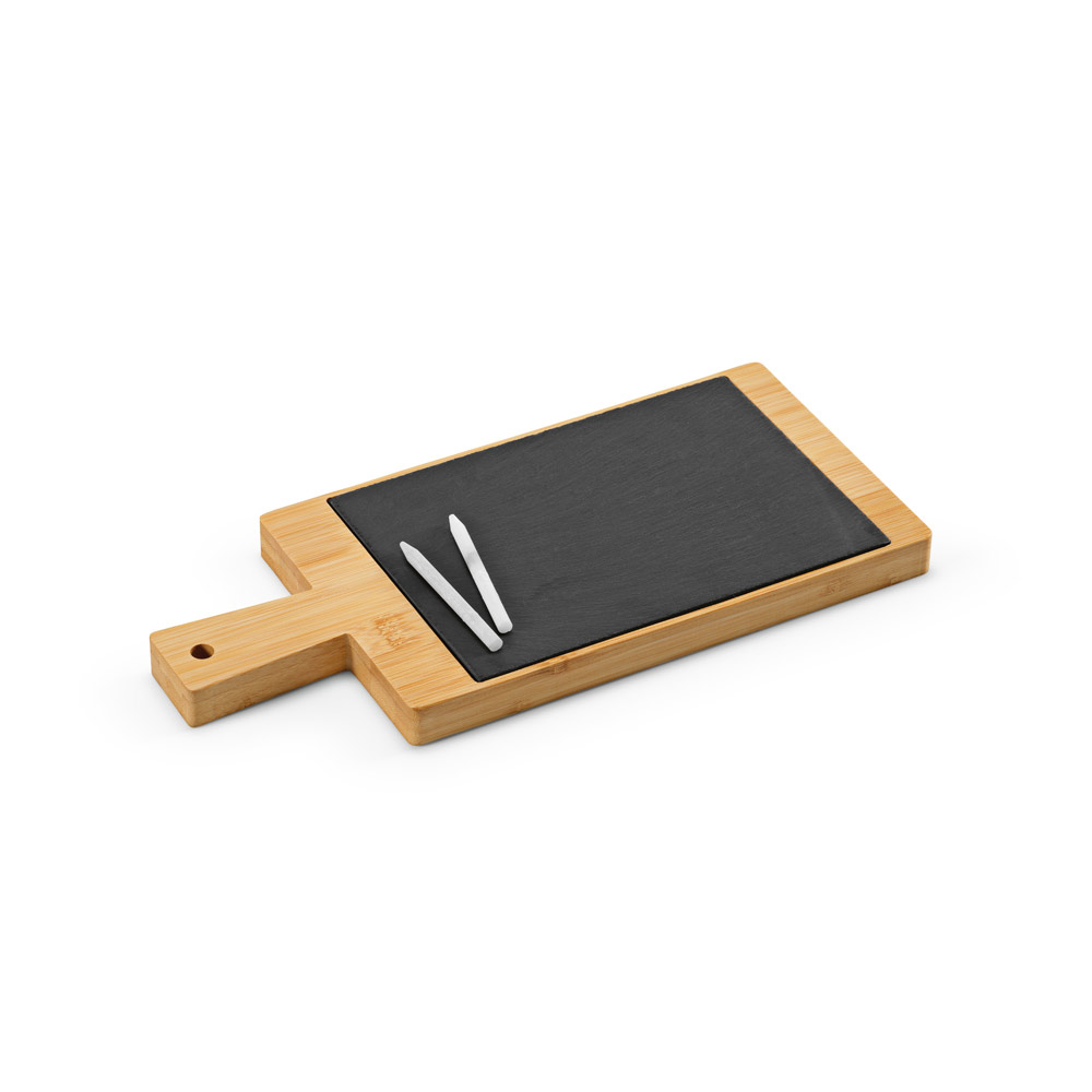 NUTMEG. Quadro com ardósia em bambu e 2 gizes inclusos - Imagem 6