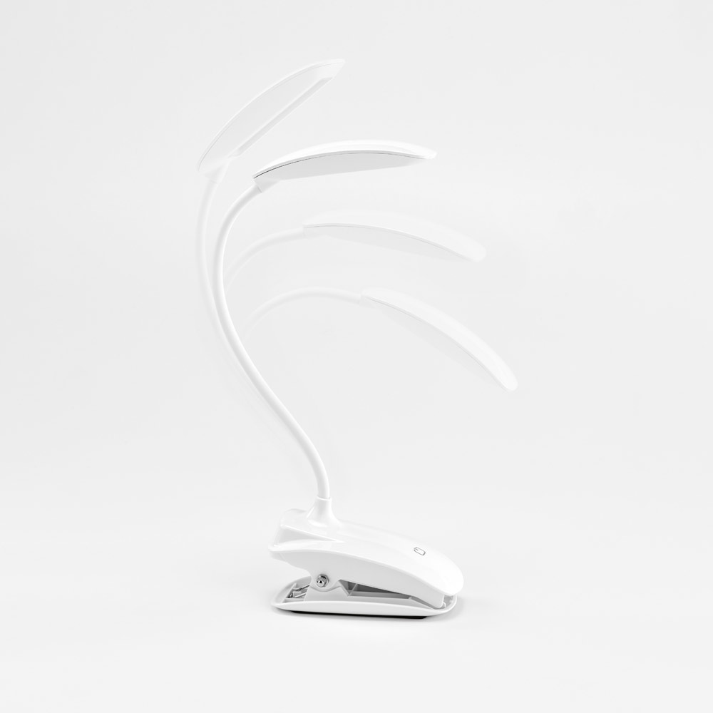 Luminária de mesa portátil em ABS e com LED COB - Imagem 2