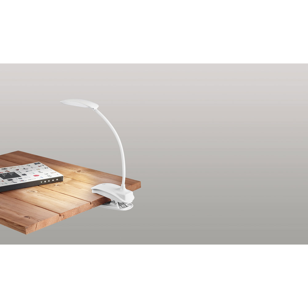 Luminária de mesa portátil em ABS e com LED COB - Imagem 5