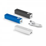 Bateria portátil em alumínio 2.200 mAh