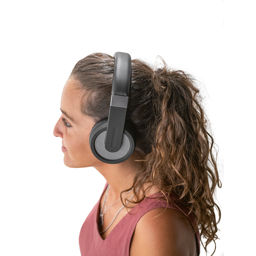 HOPPER. Fones de ouvido wireless em ABS E PU com microfone - Imagem 2