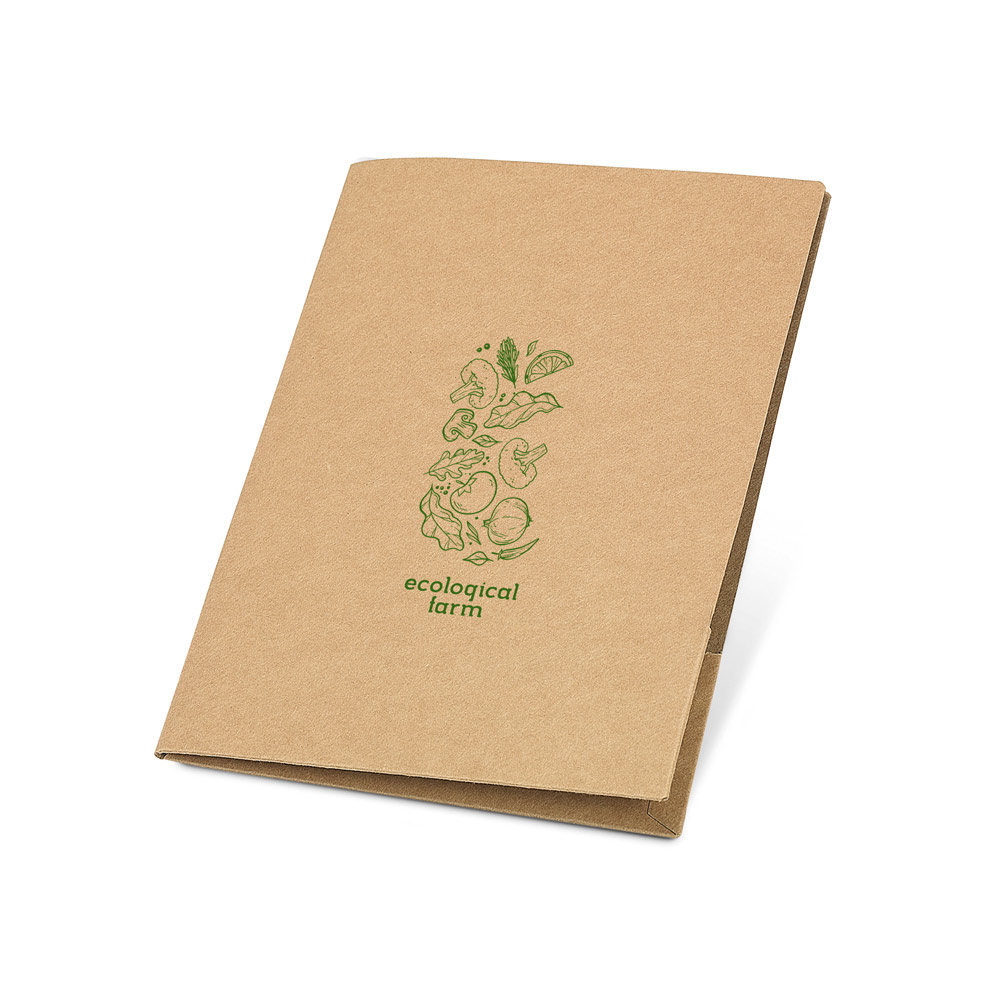 Pasta porta-documentos A4 em cartão kraft (400 g/m²) - Imagem 3