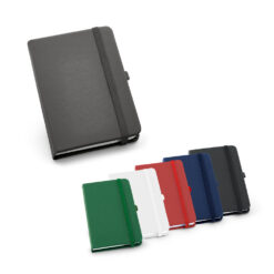 Caderno A5 em c.sintético com folhas lisas