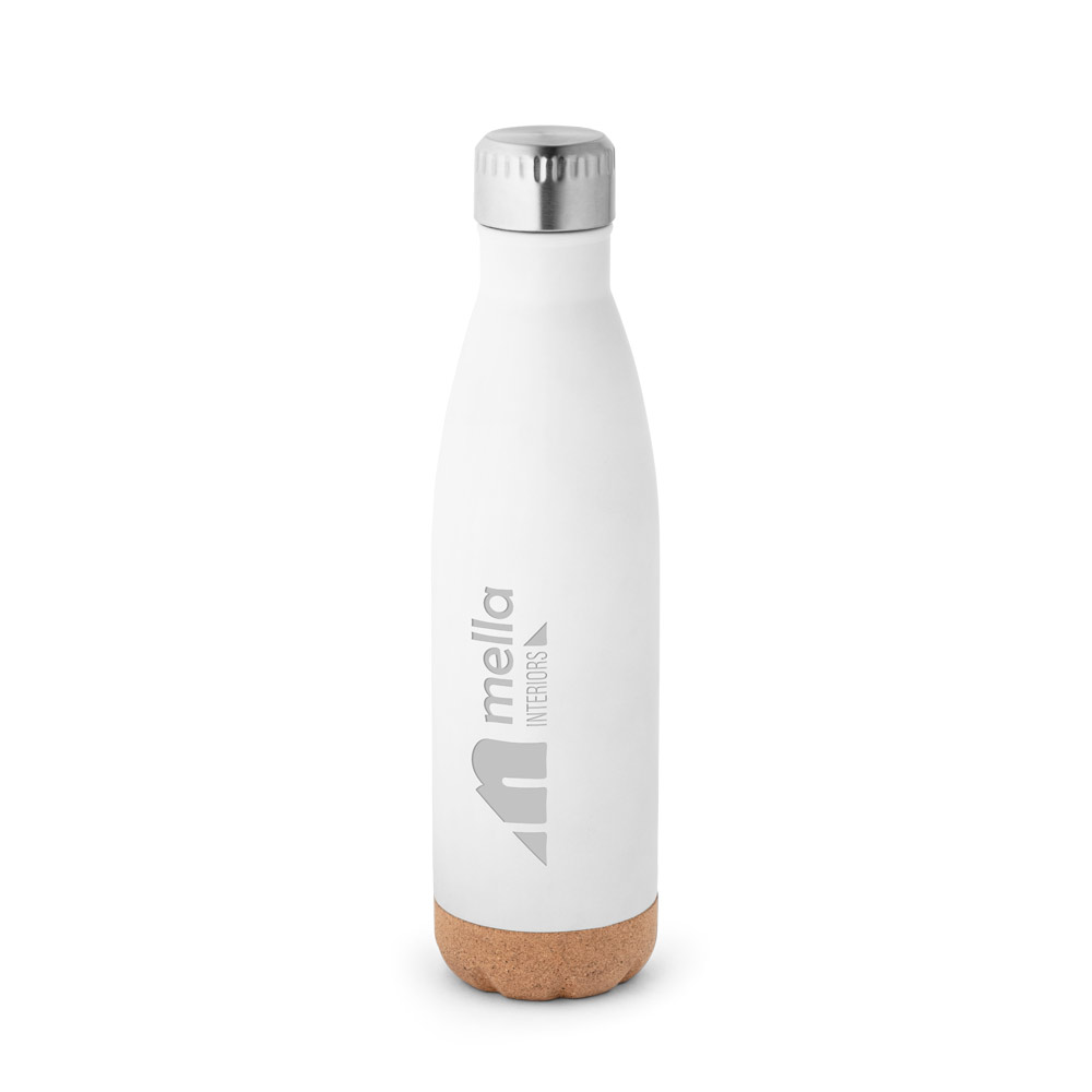 SOLBERG. Squeeze térmico em aço inox e base em cortiça 560 mL - Imagem 8