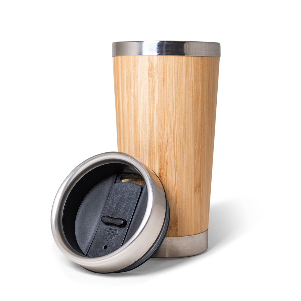 PIETRO. Copo de viagem em bambu e aço inox 500 mL - Imagem 6