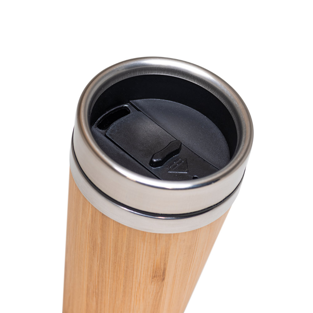 PIETRO. Copo de viagem em bambu e aço inox 500 mL - Imagem 7
