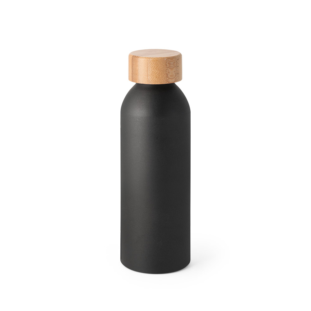 QUETA. Squeeze de alumínio com tampa em bambu 550 mL - Imagem 4