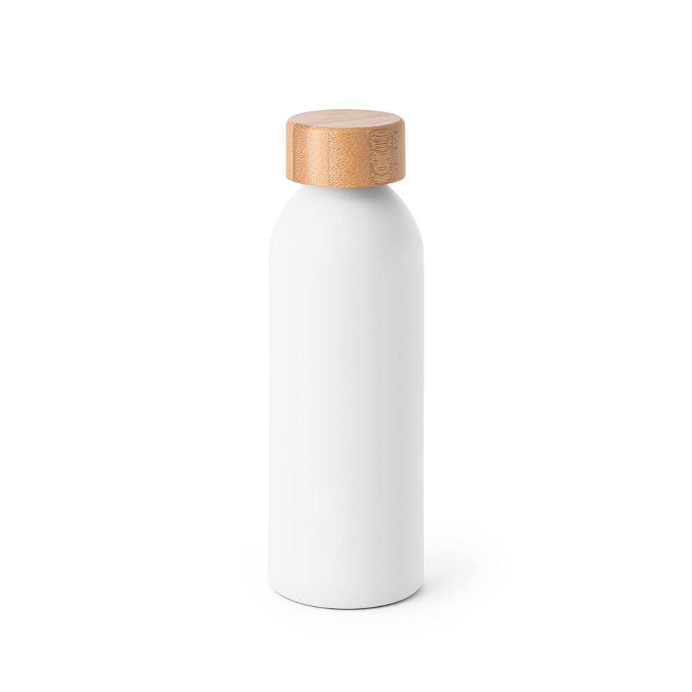 QUETA. Squeeze de alumínio com tampa em bambu 550 mL - Imagem 5