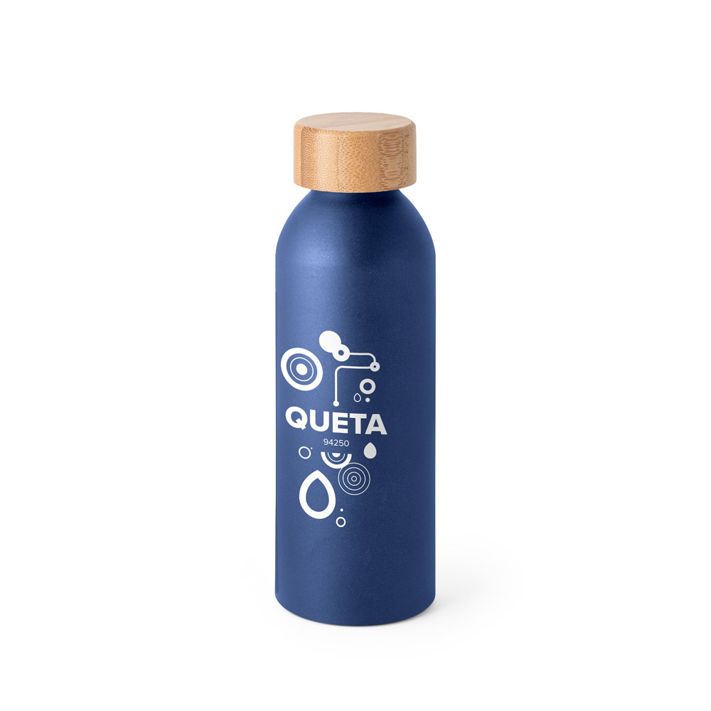QUETA. Squeeze de alumínio com tampa em bambu 550 mL - Imagem 10
