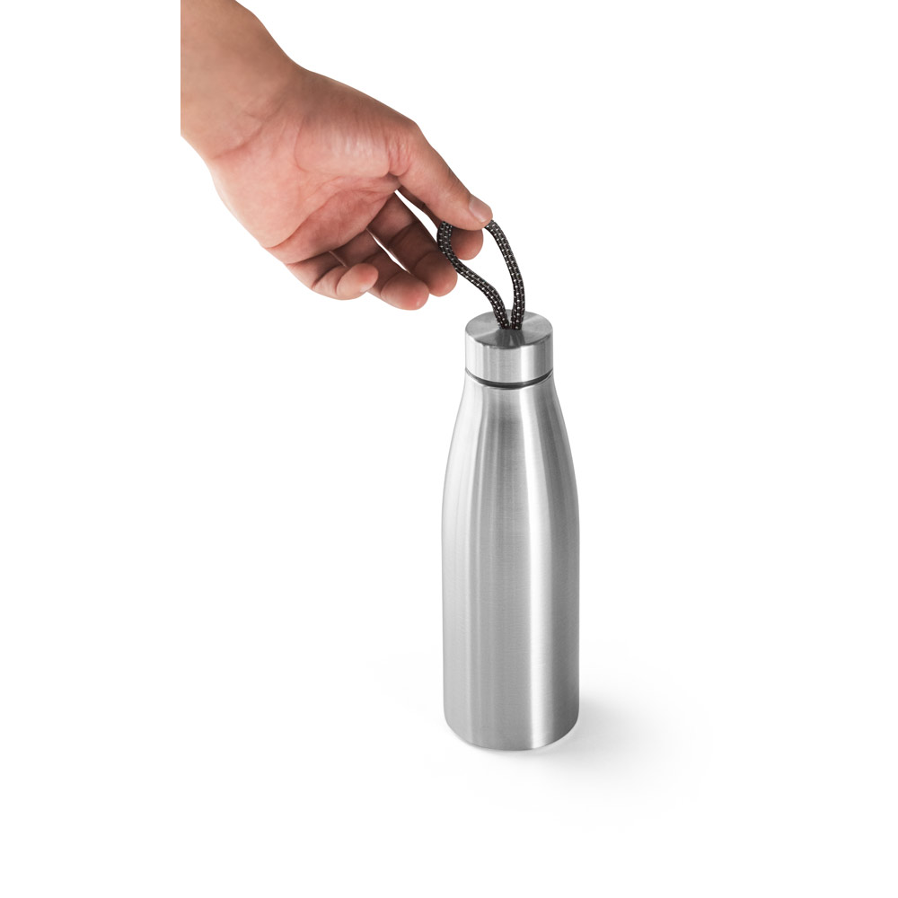 MORGAN. Squeeze em aço inox (90% reciclado) com pega com padrão 710 mL - Imagem 3